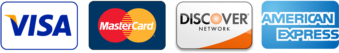 Visa Mastercard Discover American Express